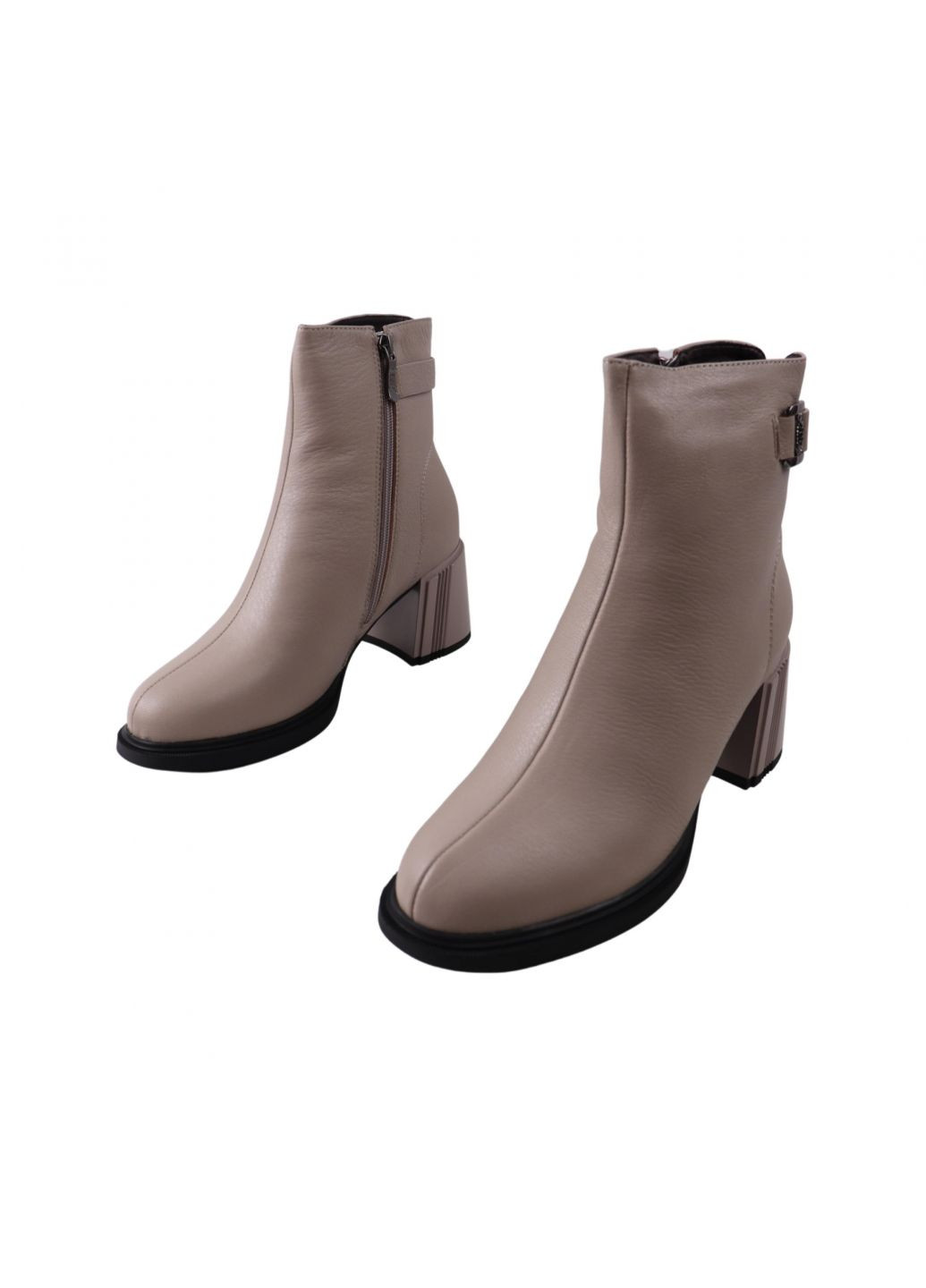 ботинки женские капучино натуральная кожа Velly