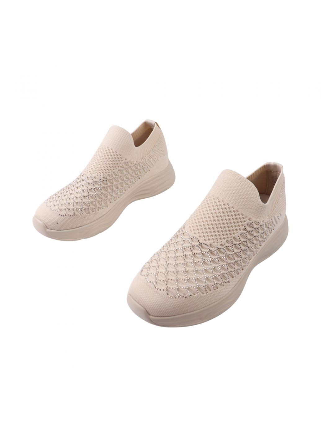 Кроссовки женские бежевые текстиль Gelsomino 271-24LK бежевые (277753142)