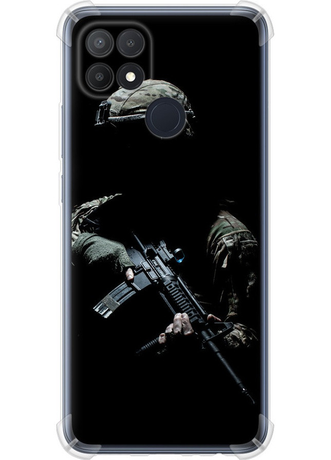 Силіконовий протиударний с посиленими кутами чохол 'Захисник v3' для Endorphone Oppo A15 (258690378)