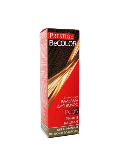 Оттеночный бальзам для волос Vip’s Prestige BeColor BC 05 Темный каштан Vip's Prestige (258524942)