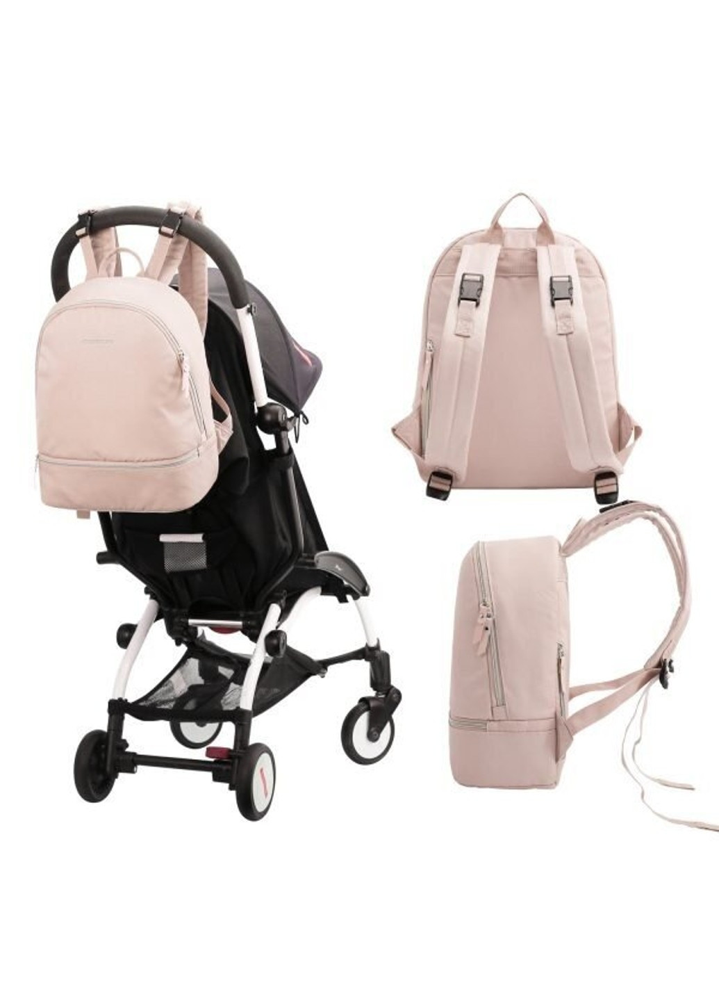 Рюкзак для мами рожевий (0090001A012) Mommore (263360705)