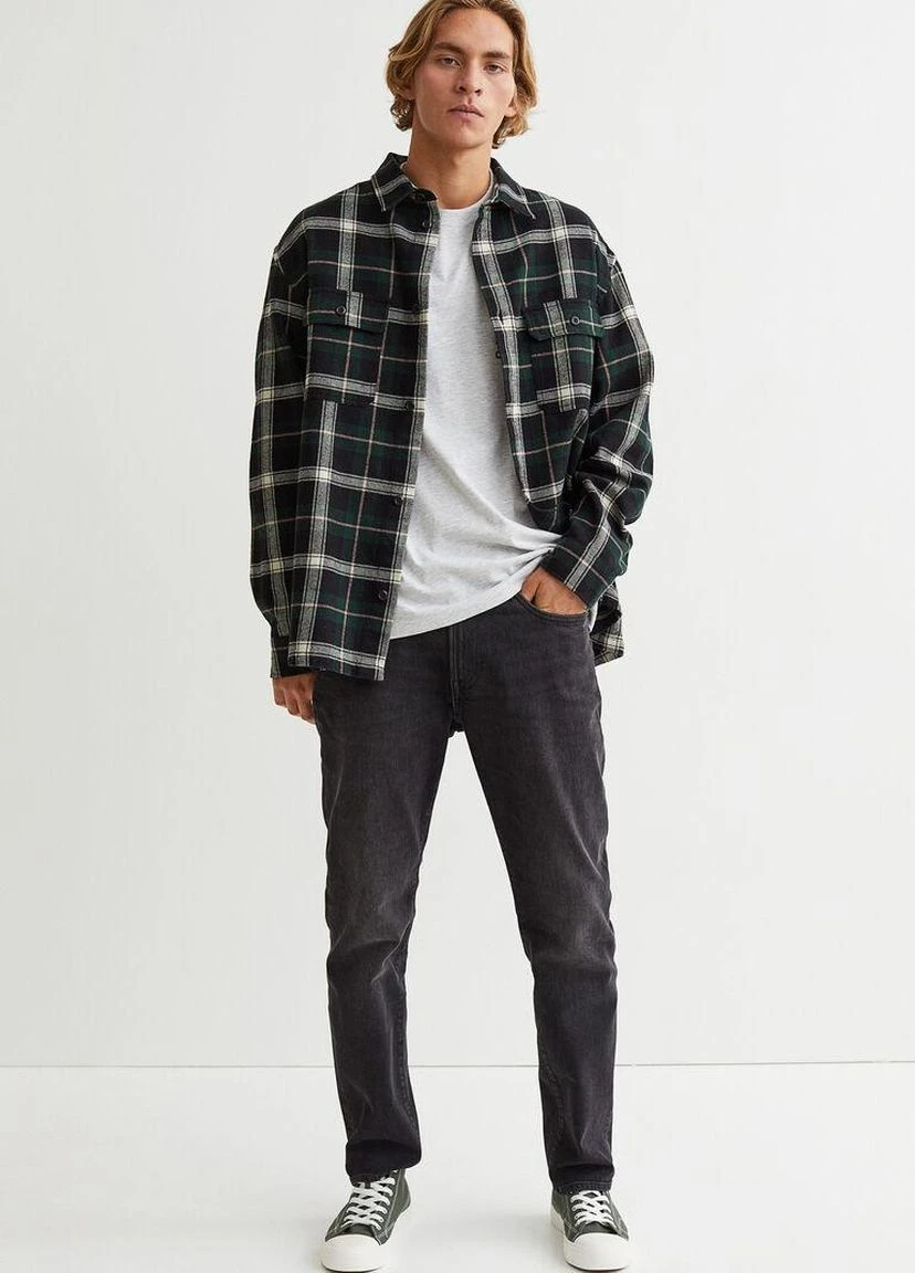 Джинси демісезон,чорний, H&M (260480626)