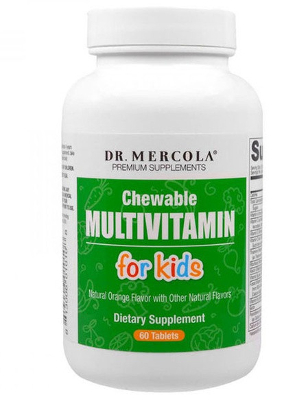 Chewable Multivitamin for Kids 60 Chewable Tabs Dr. Mercola (256720790)
