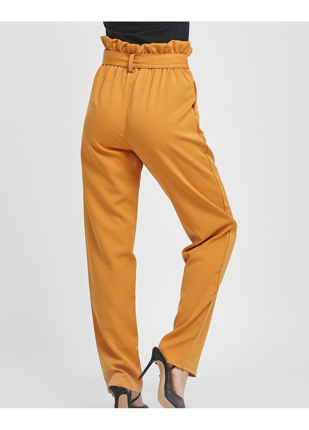 Желтые классические брюки ISSA PLUS