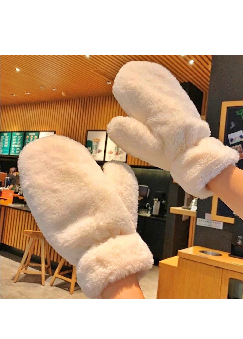 хутряні пухнасті Wuke Ведмідь Тедді Brand рукавички (274276020)