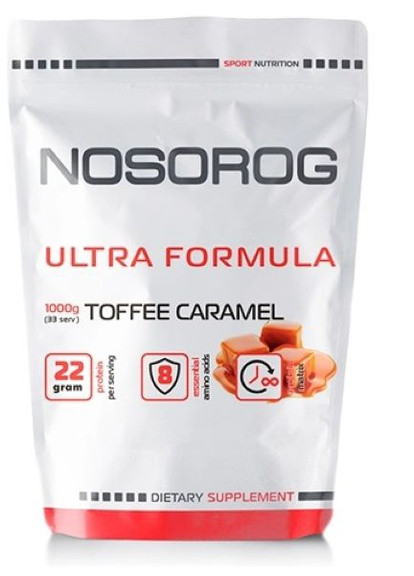 Протеїн Ultra 1 кг (Карамель) Nosorog Nutrition (259036444)