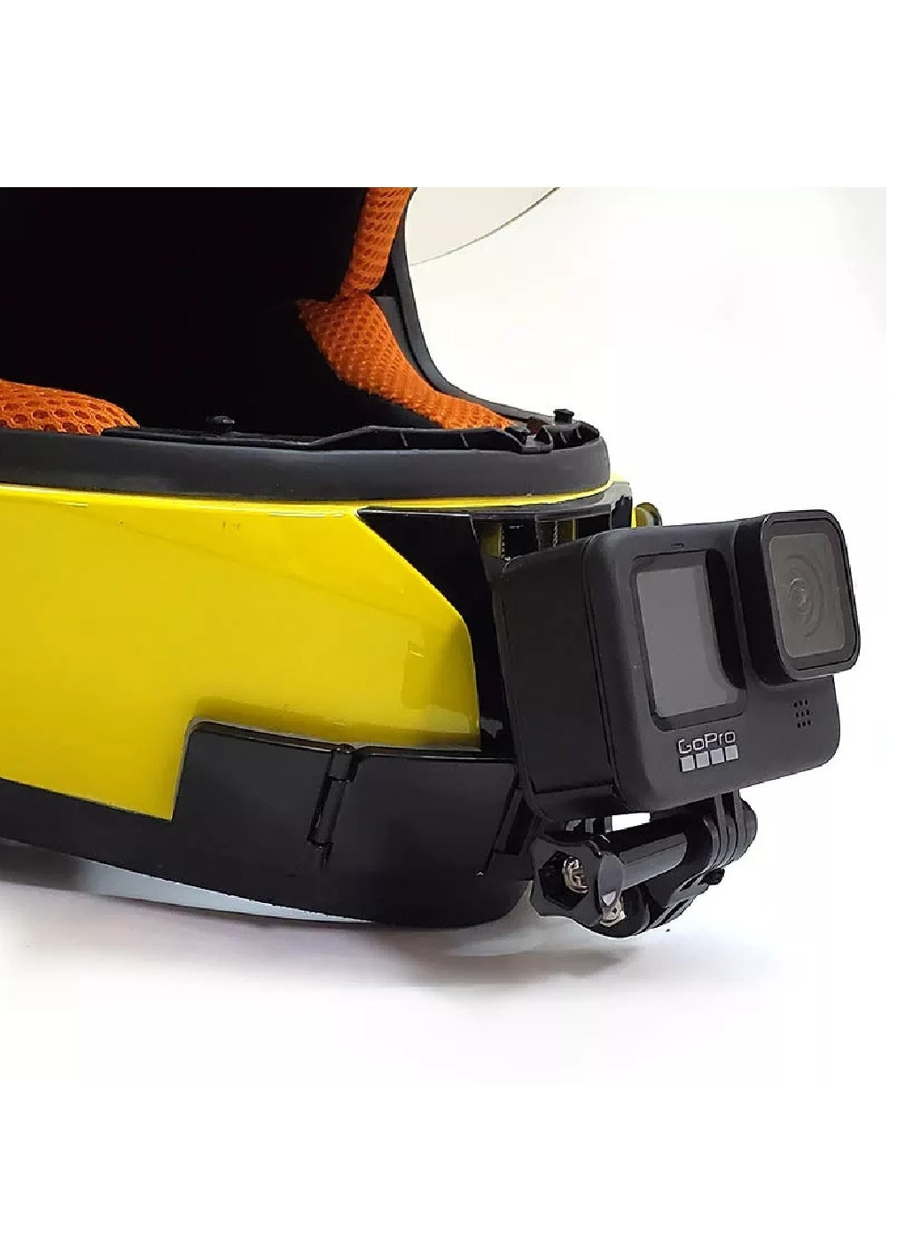 Крепление держатель шарнирный на мото шлем на липучке с удлинителем для экшн-камеры (474057-Prob) Unbranded (257235604)