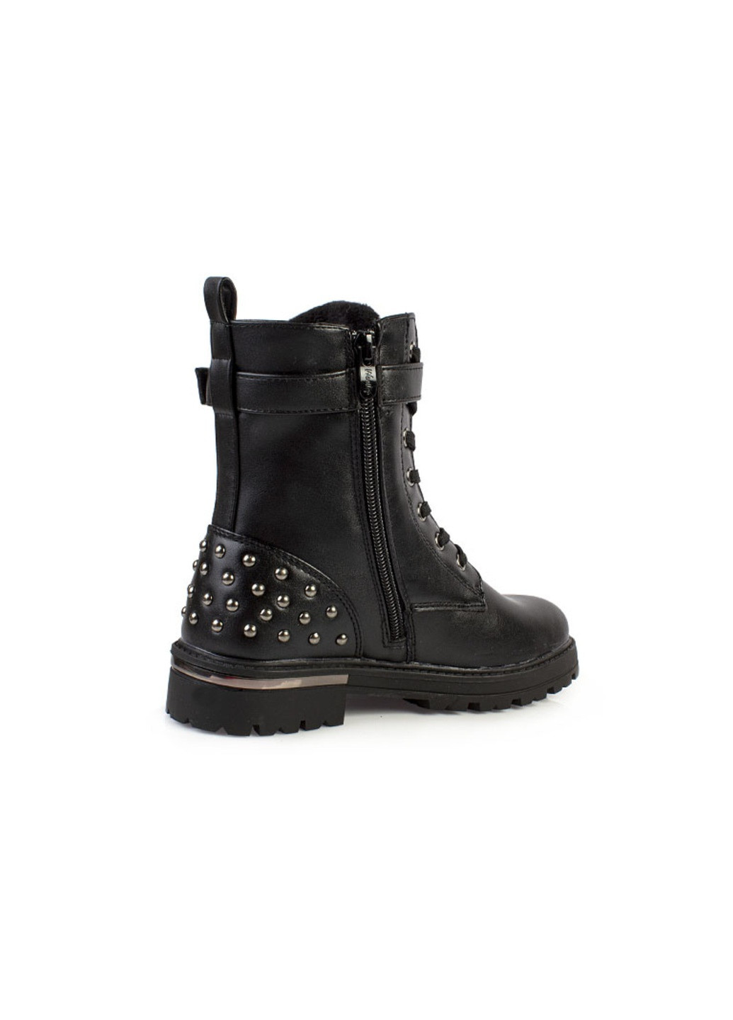 Черные повседневные зимние ботинки подростковые для девочек бренда 6500020_(1) Weestep