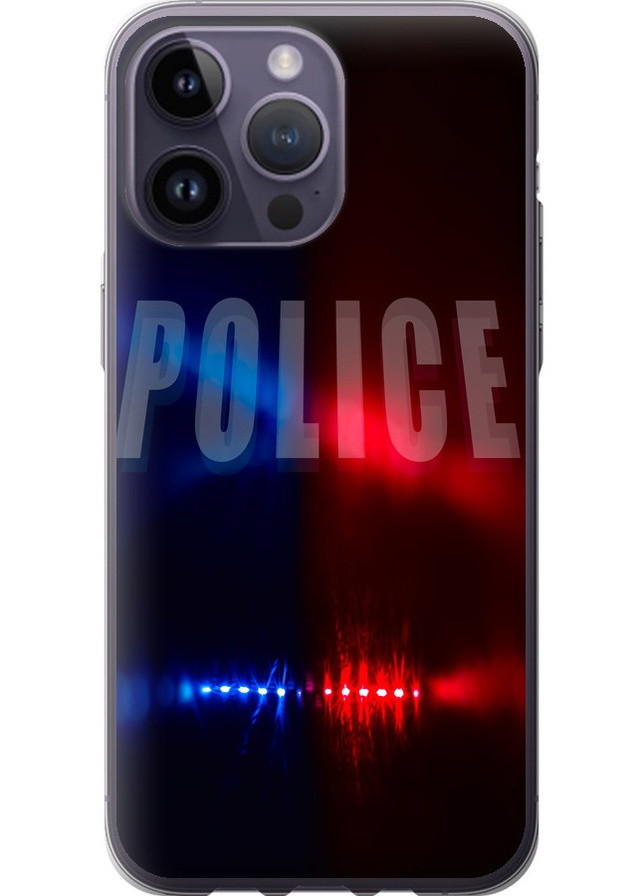Силиконовый чехол 'Полиция' для Endorphone Apple iPhone 14 Pro Max (258182293)
