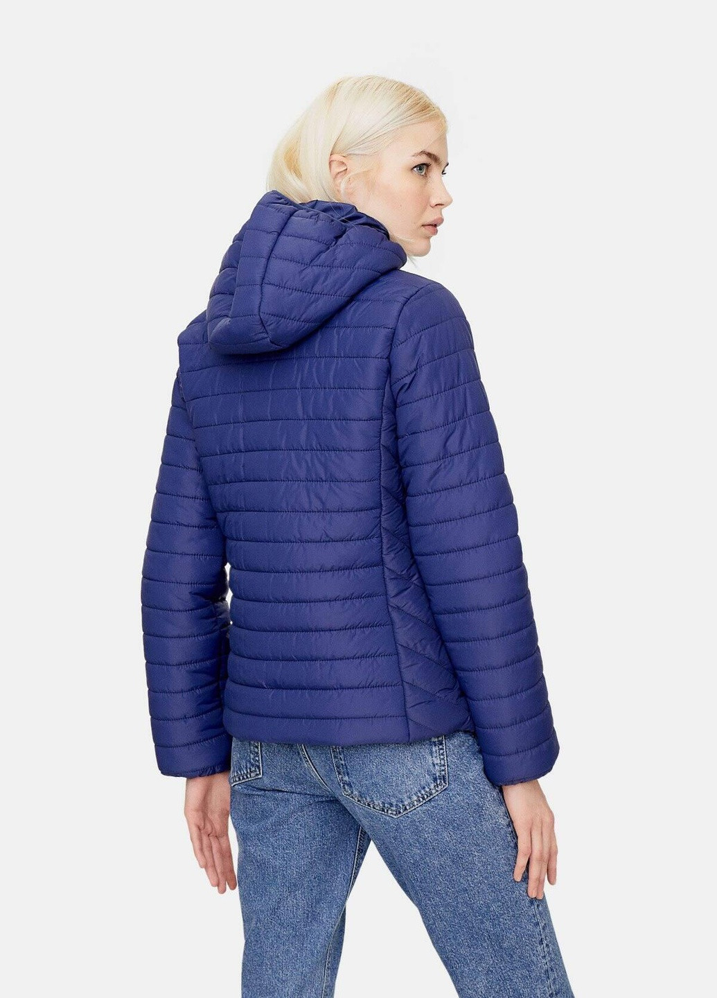 Темно-синя куртка легка,темно-синій, Stradivarius