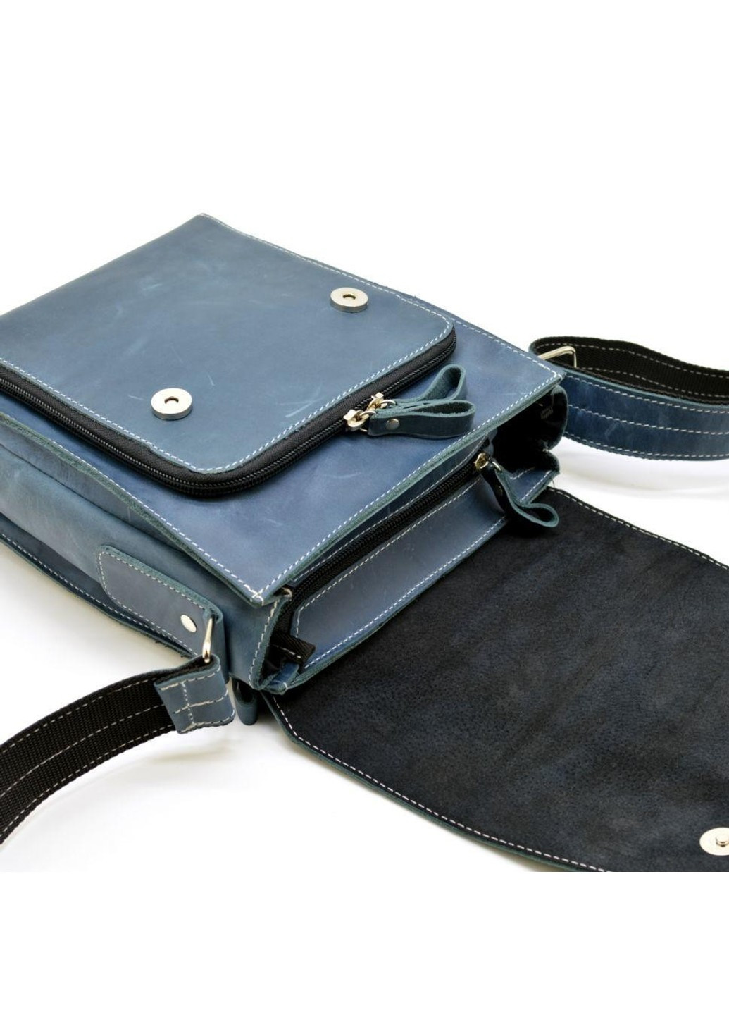 Чоловіча шкіряна блакитна сумка RK-3027-3Md TARWA (263776693)