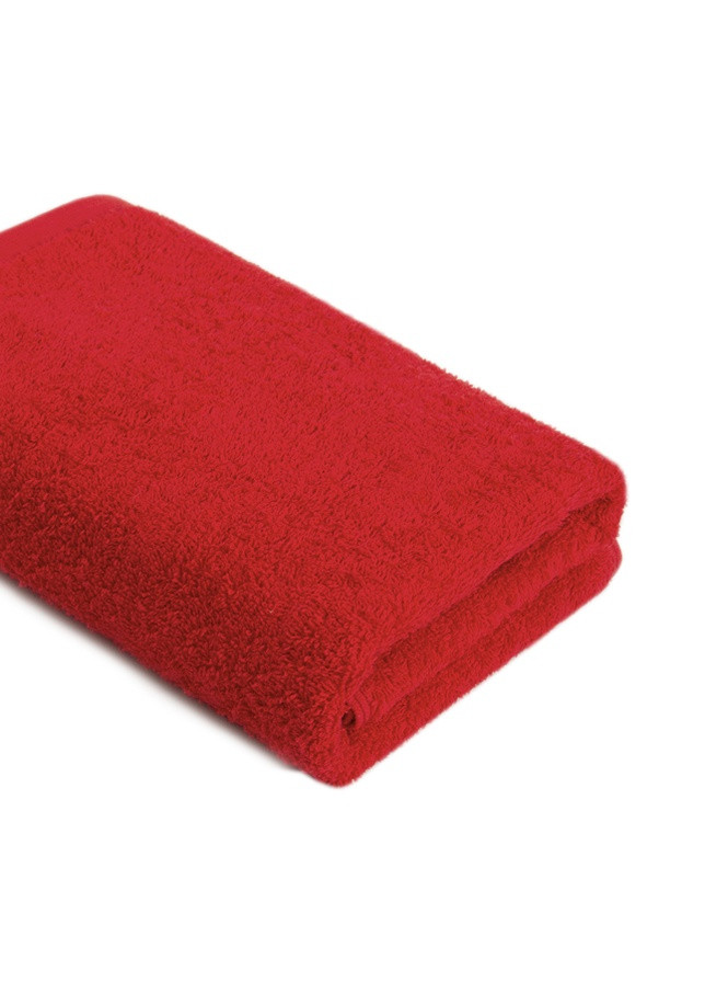 Lotus полотенце отель - красный 70*140 (20/2) 500 г/м² однотонный красный производство - Турция