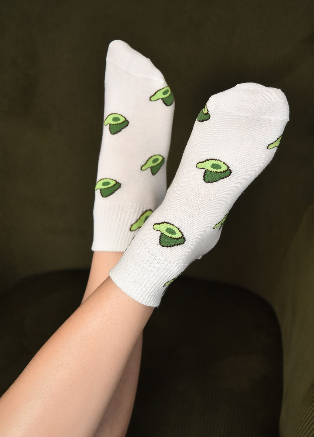 Шкарпетки жіночі білого кольору розмір 35-41 Let's Shop (257998330)