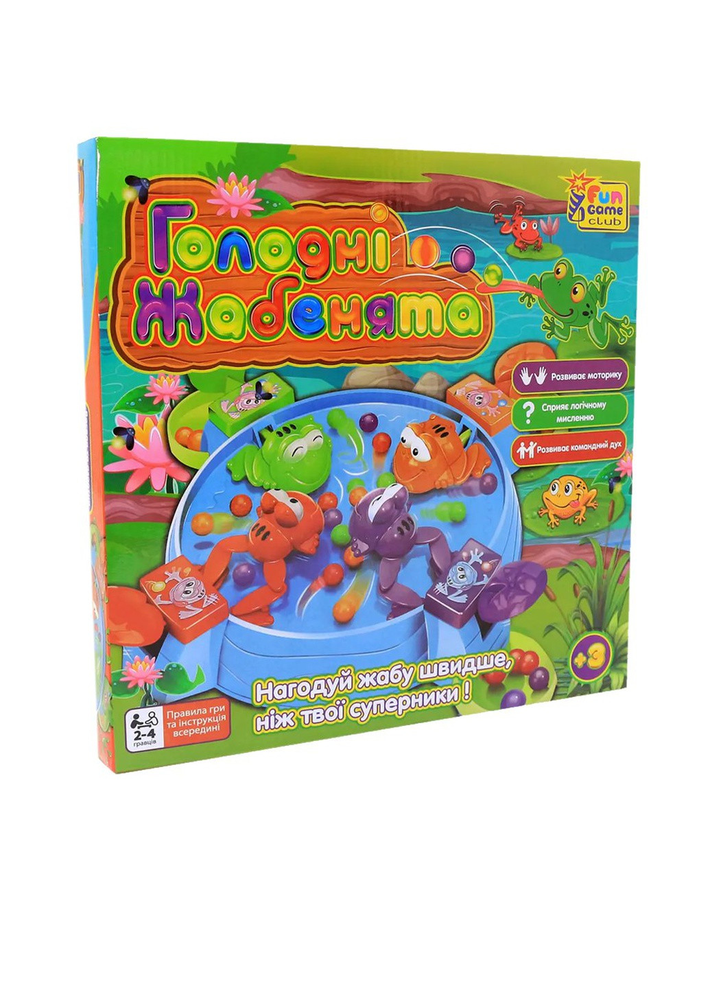Настольная игра "Голодные лягушонки" цвет разноцветный ЦБ-00213439 Fun Game (259786125)