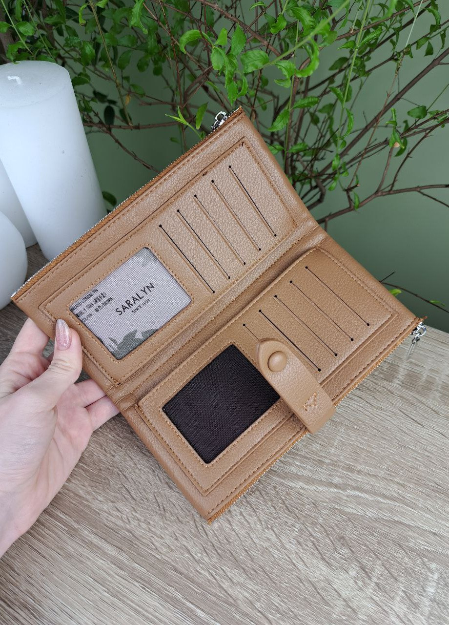 Гаманець м'який книжкою жіночий купюрниця з екошкіри Saralyn Купюрниця (258574809)