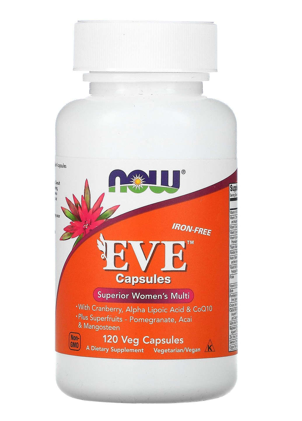 Вітаміни для жінок Eve Superior Women's Multi 120 veg caps Now (257580552)
