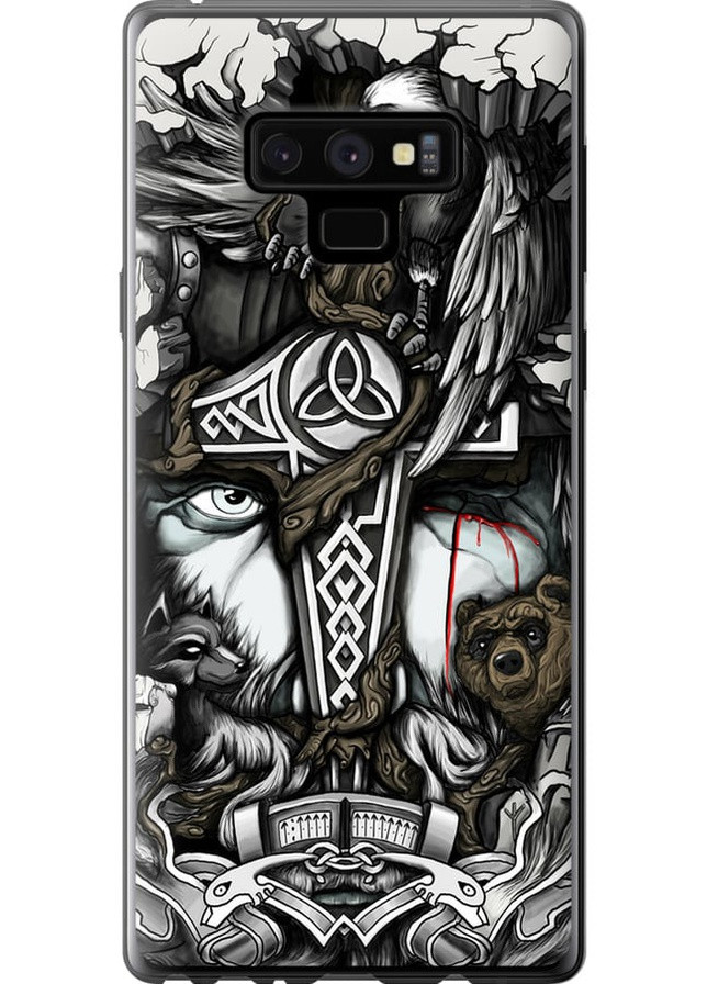 Силиконовый чехол 'Тату Викинг' для Endorphone Samsung Galaxy Note 9 N960F (257829463)