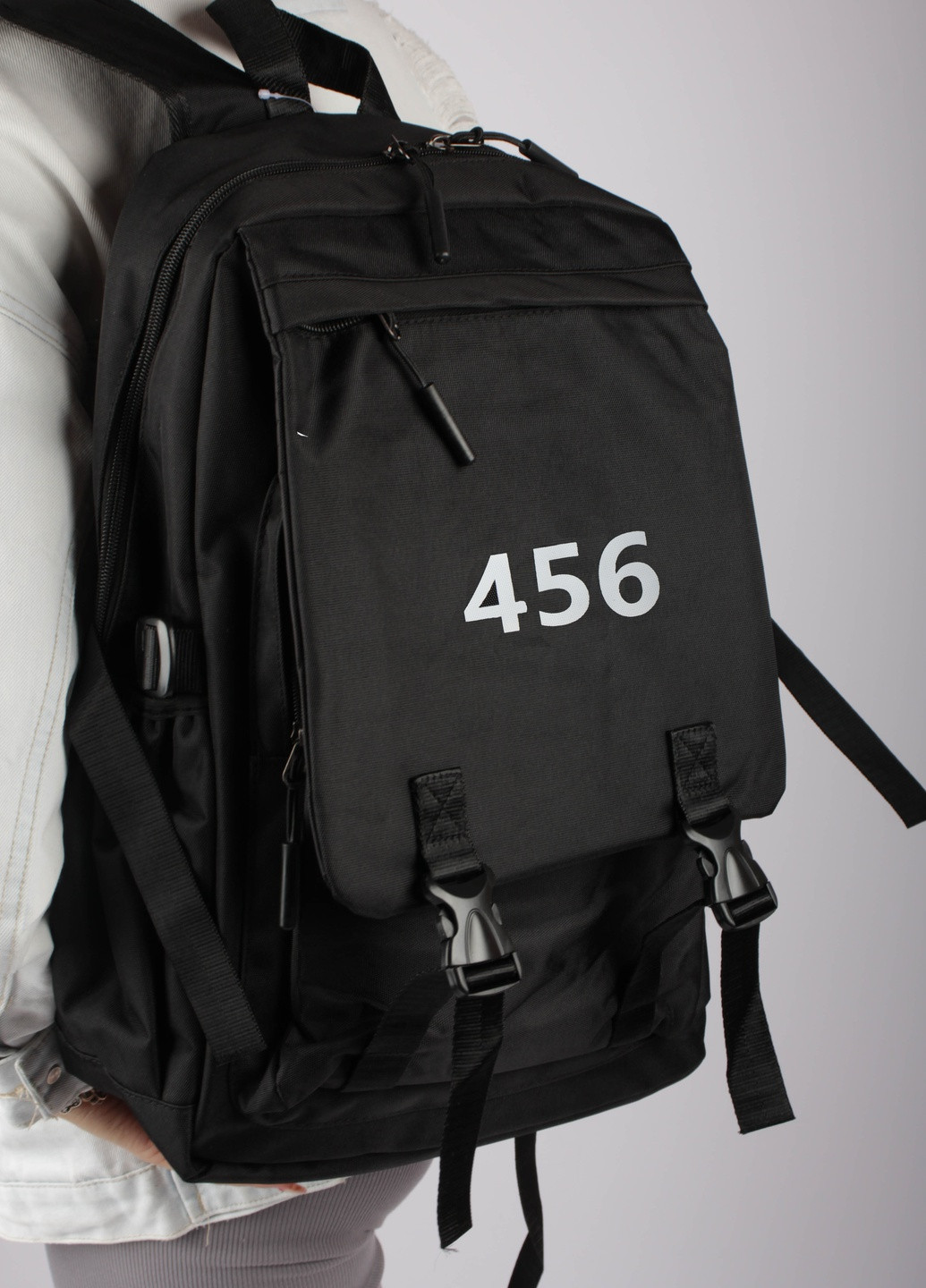 Универсальный черный рюкзак унисекс 26л (721503) No Brand (257997123)