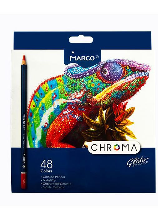 Набор карандашей 48 цв. Chroma шестигранные Marco (264074201)