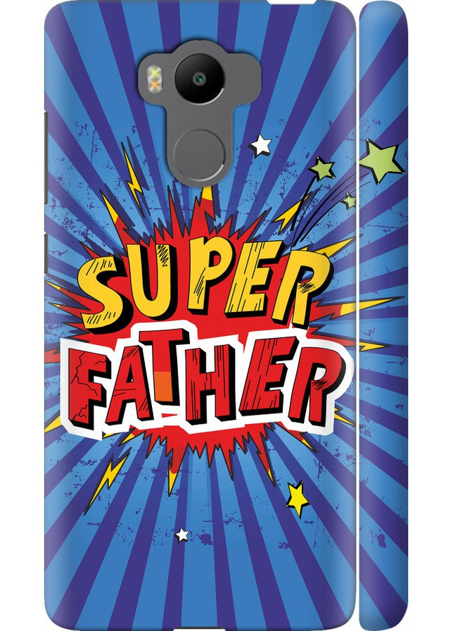 3D пластиковий матовий чохол 'Супер тато v2' для Endorphone Xiaomi Redmi 4 pro (258092429)