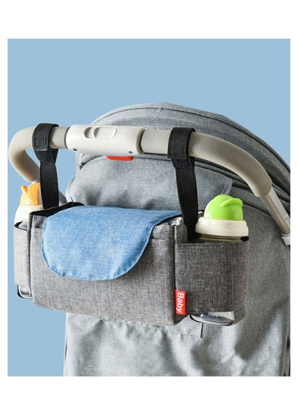 Сумка органайзер для коляски подвесная 35*12*12 см No Brand (276069672)