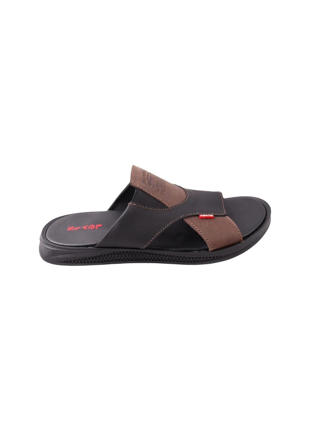 Шльопанці чоловічі коричневі натуральна шкіра Maxus Shoes 129-2LSHC (259112665)