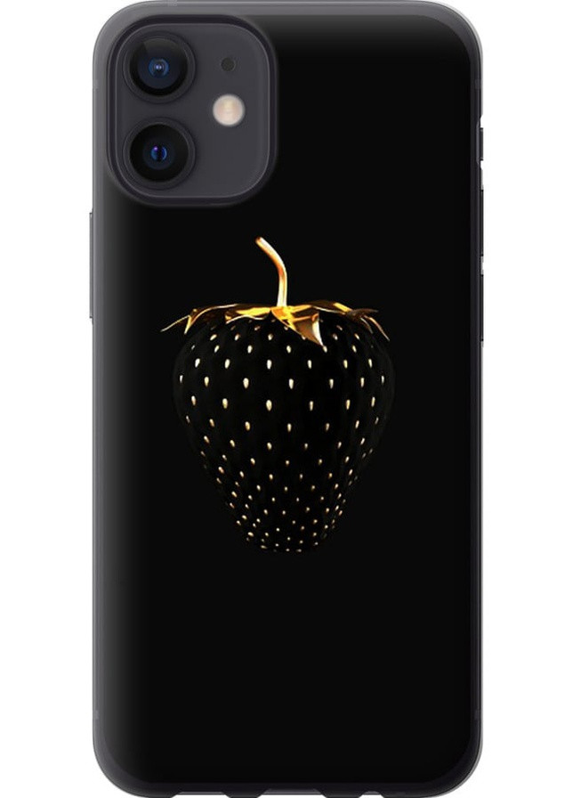 2D пластиковий чохол 'Чорна полуниця' для Endorphone Apple iPhone 12 Mini (257905421)