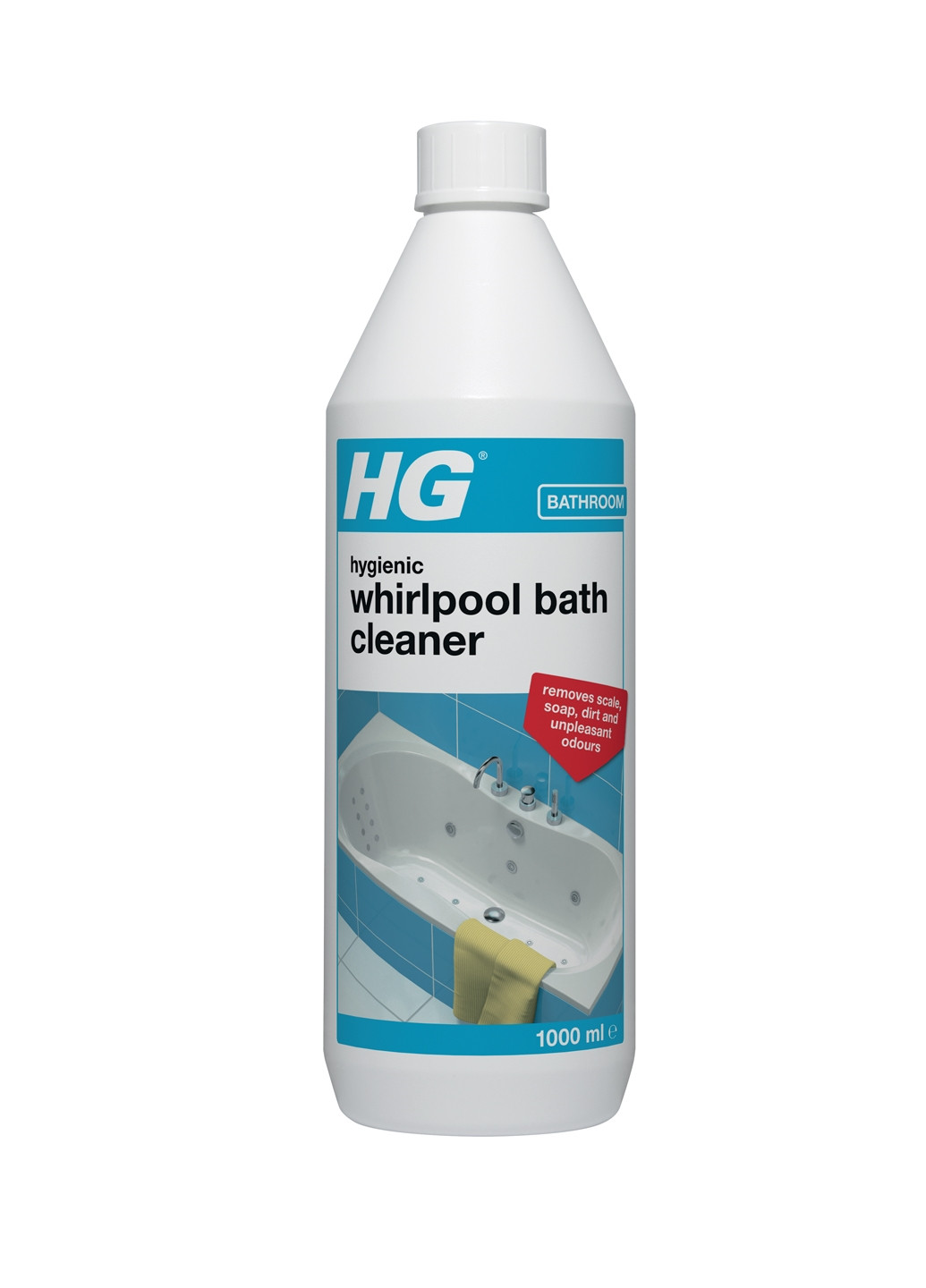 Гігієнічний чистячий засіб для гідромасажних ванн 1 л HG (259811947)
