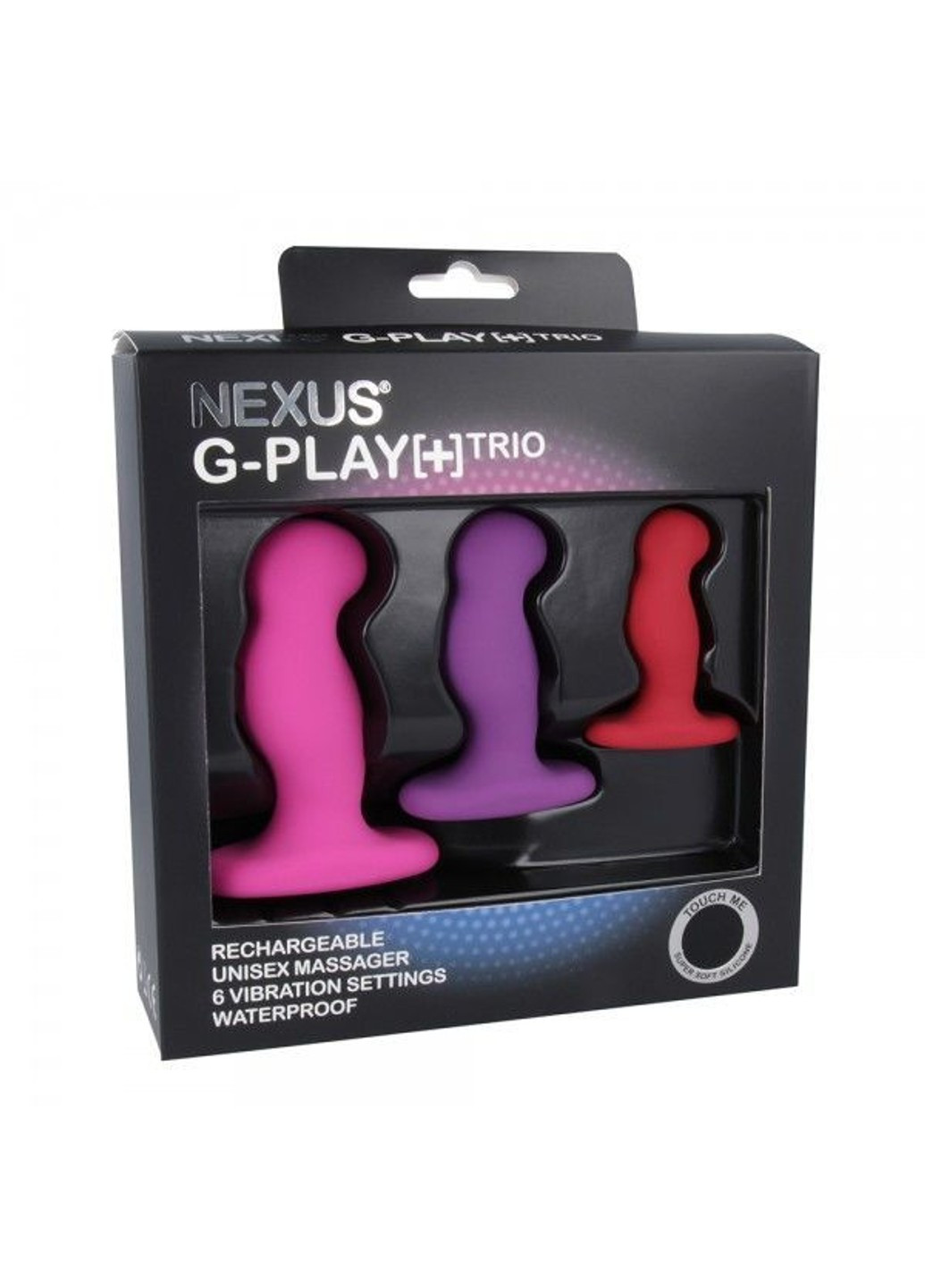 Набор вибромассажеров простаты G-Play Trio Plus, макс диаметр 2,3-3,0-3,5см, для новичков Nexus (277234906)