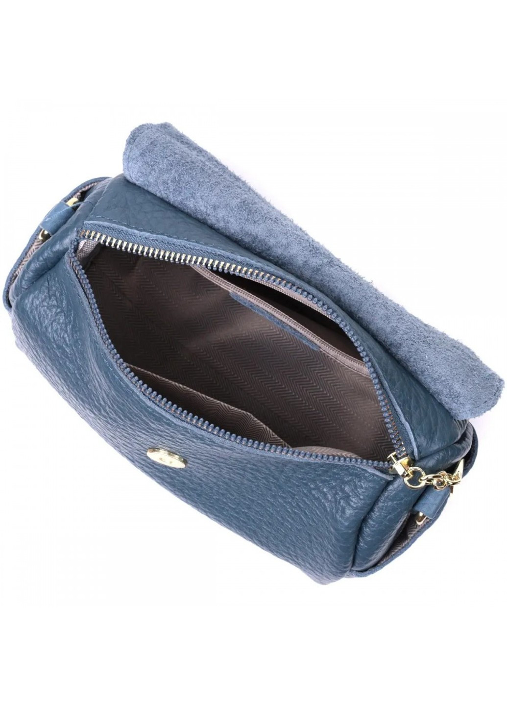 Молодежная женская кожаная сумка через плечо 22402 Vintage (276705852)