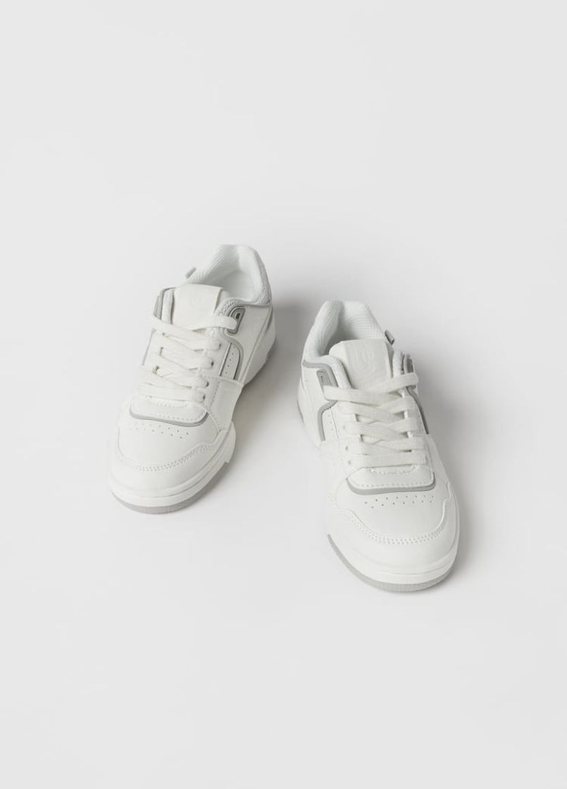 Белые демисезонные кроссовки для мальчика 8933 31 19,6см белый 66871 Zara