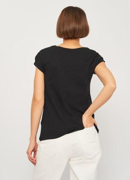 Черная футболка,черный с принтом, C&A