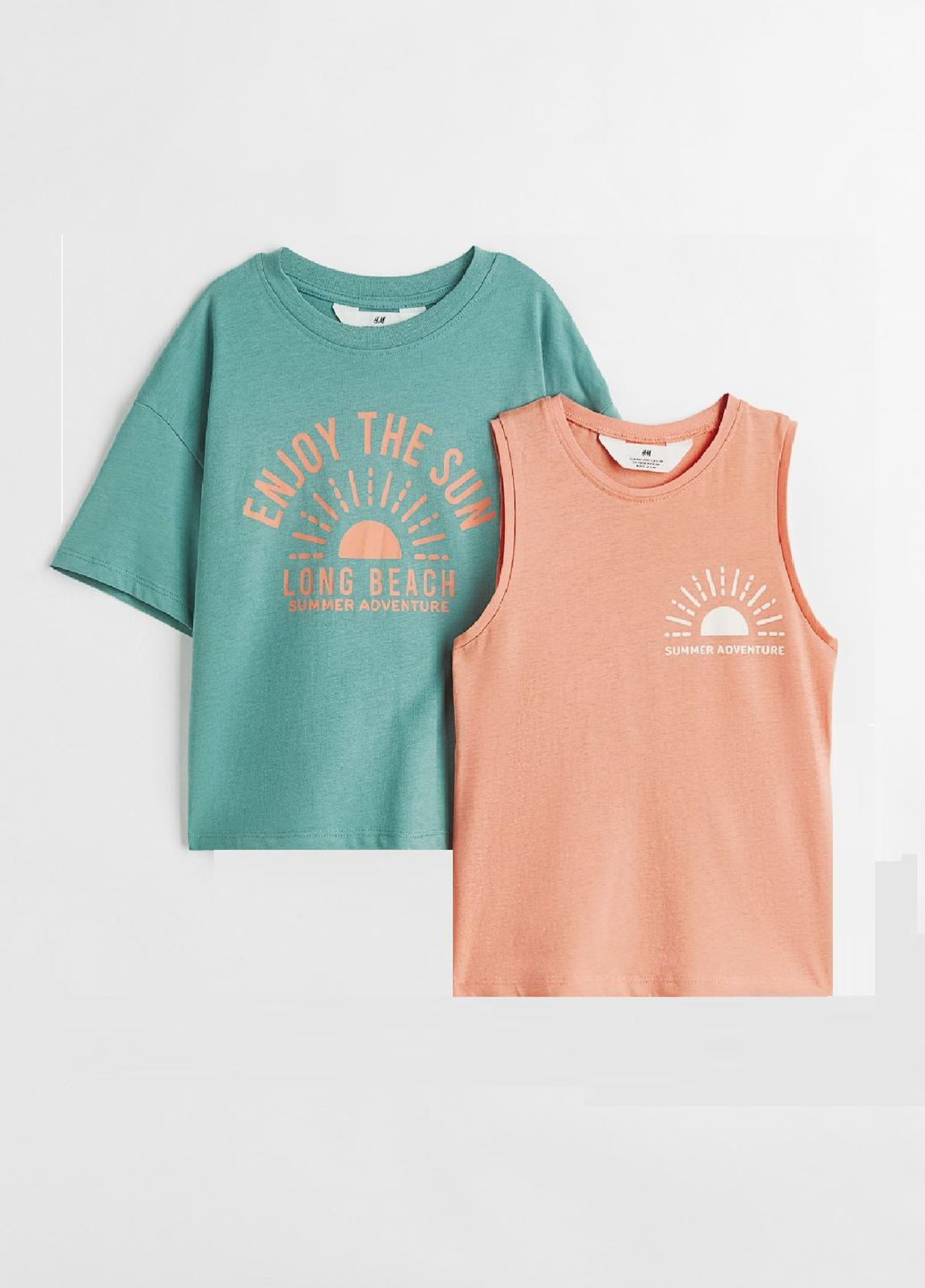 Комбинированная летняя комплект (майка, футболка) H&M