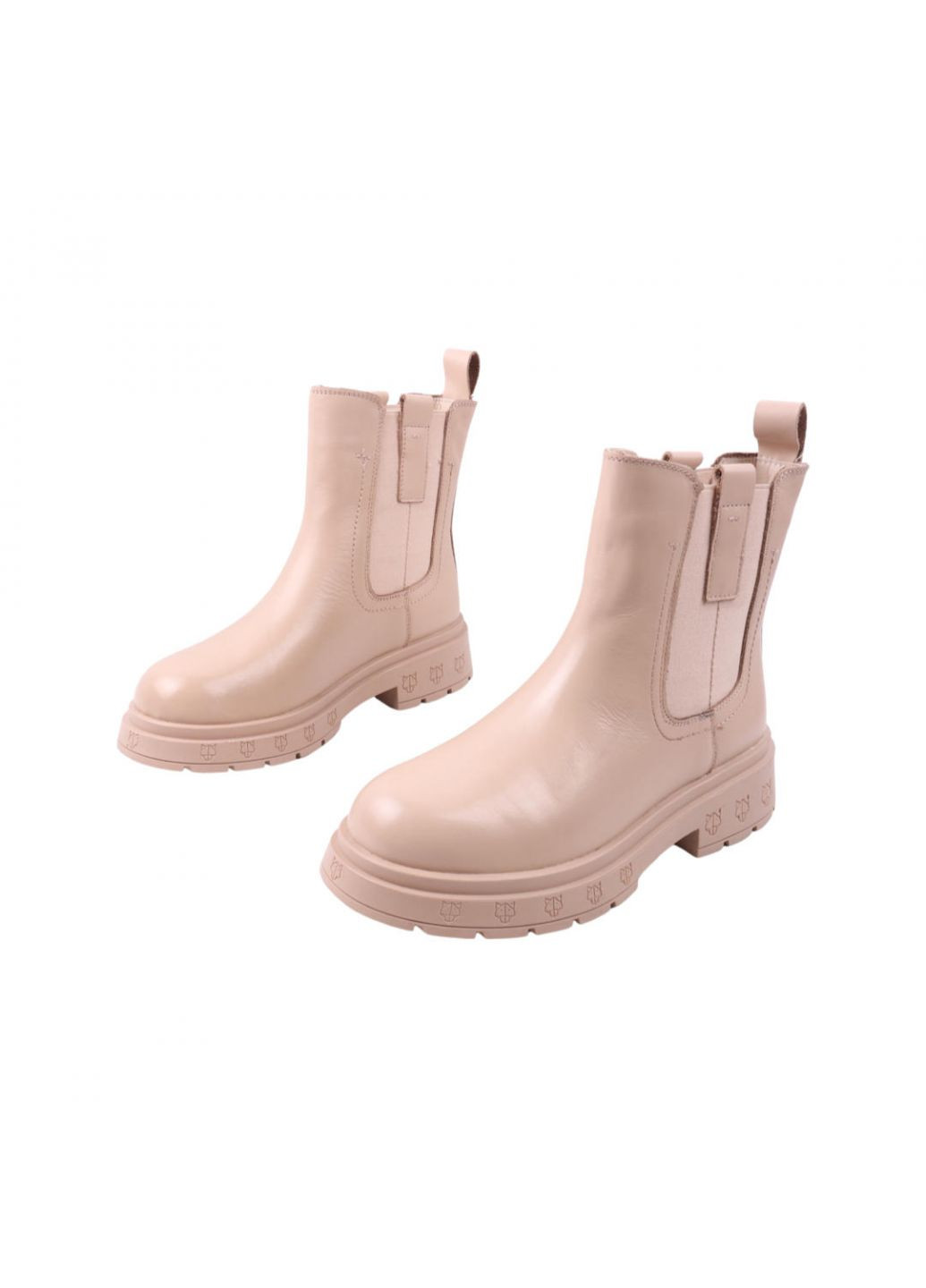 ботинки женские бежевые натуральная кожа Lifexpert