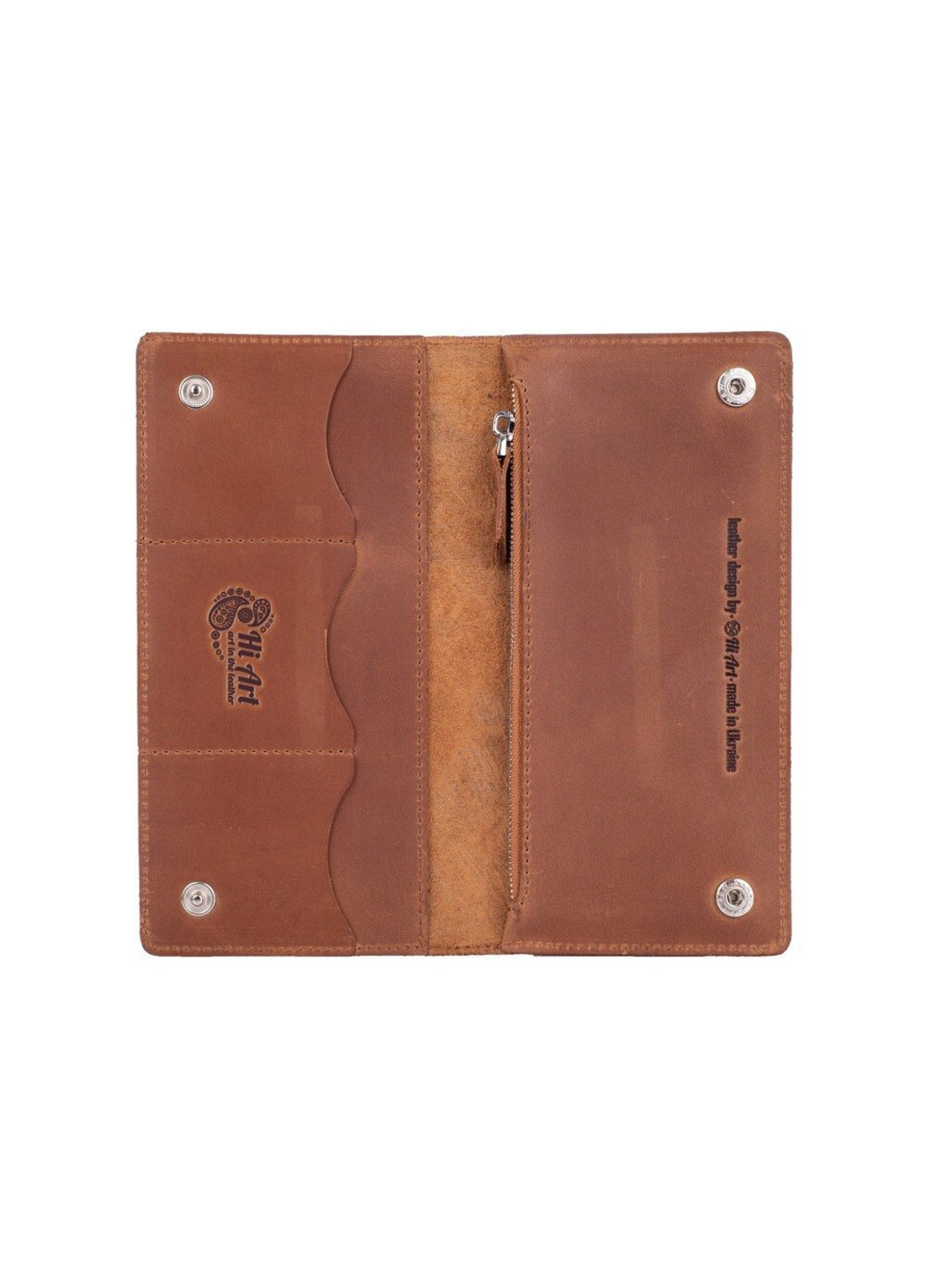 Кожаное портмоне WP-05 Buta Art Рыжий Hi Art (268371648)