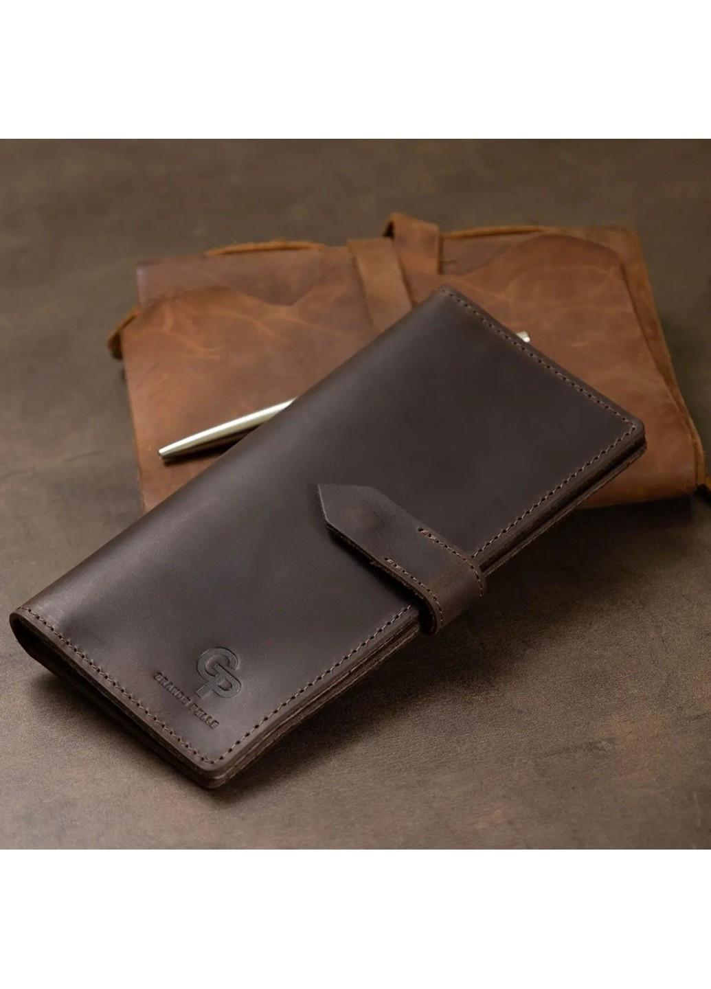 Чоловічий шкіряний гаманець 11515 Grande Pelle (262524101)