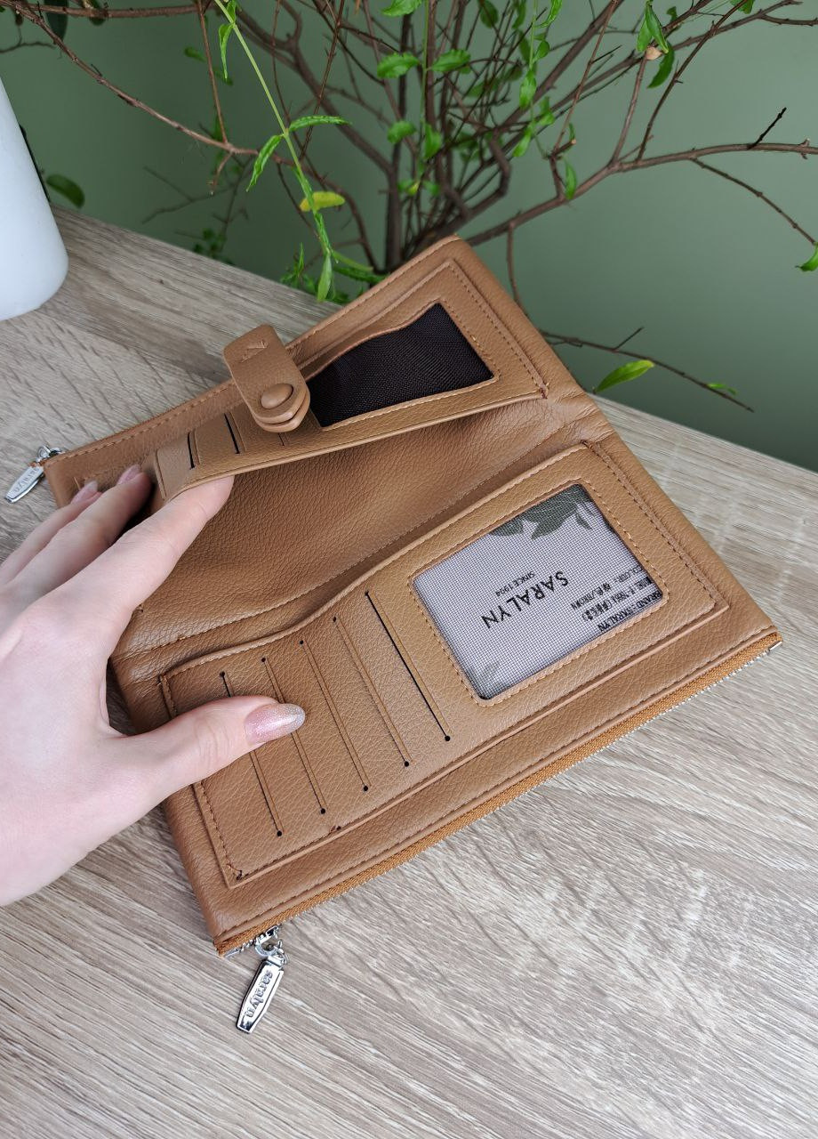 Гаманець м'який книжкою жіночий купюрниця з екошкіри Saralyn Купюрниця (258574809)