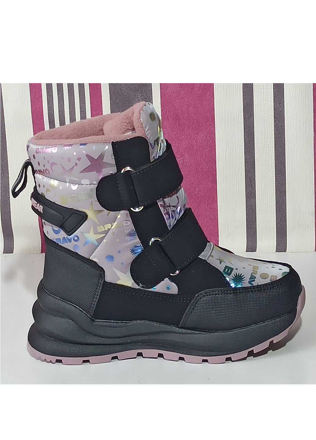 Дитячі зимові черевики для дівчинки на овчині 10789В 31-20см Tom.M (263360978)