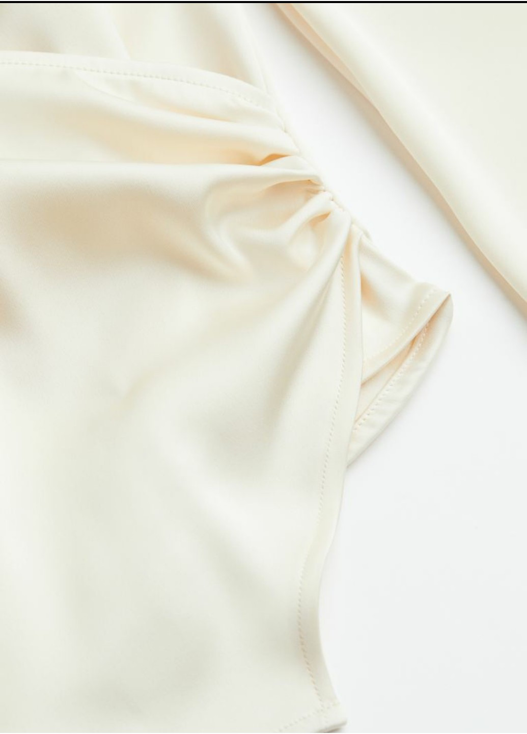 Белая коктейльный рубашка H&M