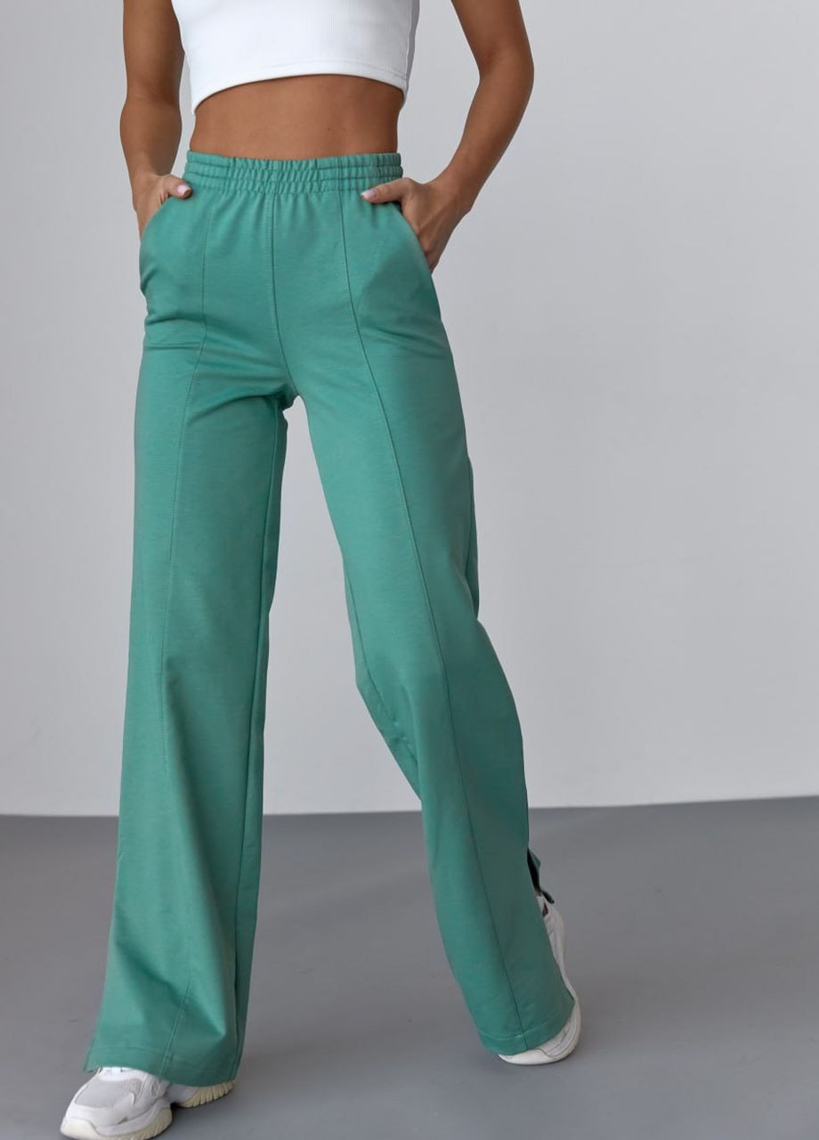 Женские брюки палаццо цвет мята р.L 437988 New Trend (260072692)