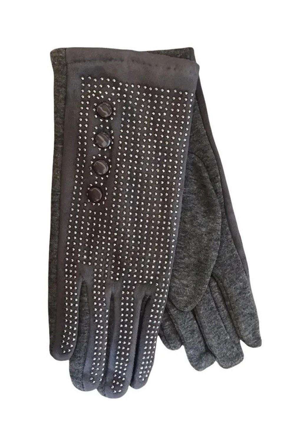 Жіночі розтяжні рукавички Чорні 189S2 м BR-S (261771640)