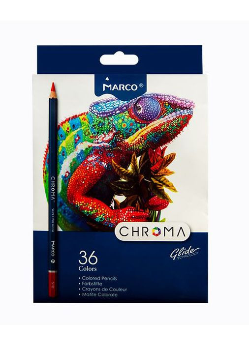 Набор карандашей 36 цв. Chroma шестигранные Marco (264074193)