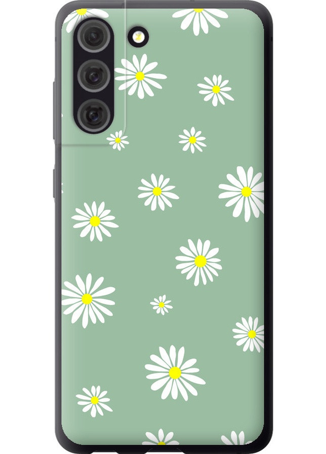 Силіконовий чохол 'Ромашки v4' для Endorphone Samsung Galaxy S21 FE (258091342)