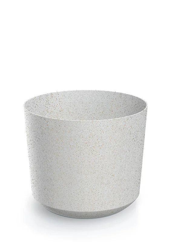 Горщик для квітів TUBO ECO WOOD 14.8х14.8х13см круглий білий (68358-449) Prosperplast (264074323)