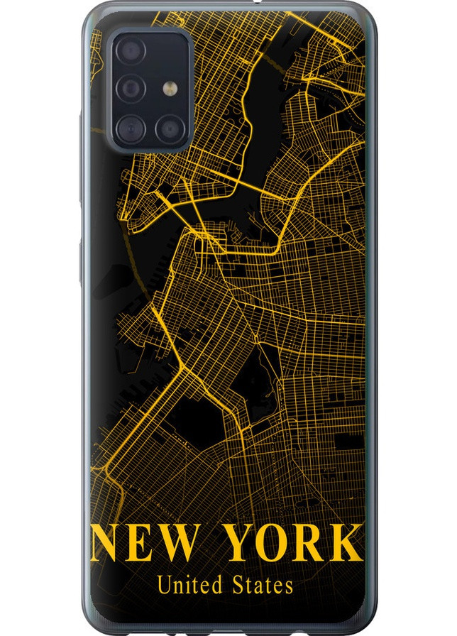 Силиконовый чехол 'New York v2' для Endorphone Samsung Galaxy A51 2020 A515F (258185634)