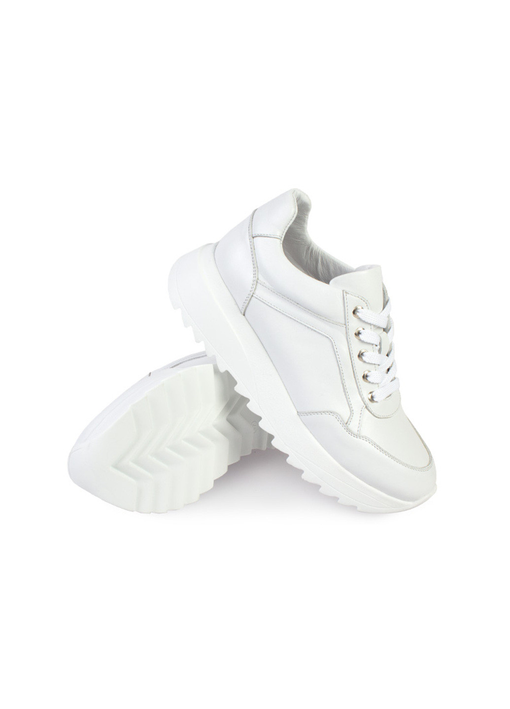 Білі осінні кросівки жіночі бренду 8301507_(1) ModaMilano