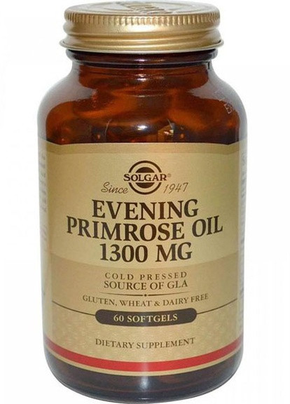 Evening Primrose Oil 1300 mg 60 Softgels Solgar (256721559)