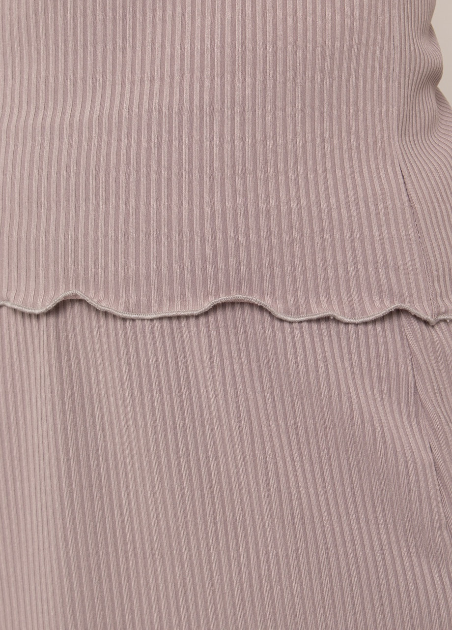 Сіра всесезон піжама жіноча рубчик футболка з шортами сірий Maybel