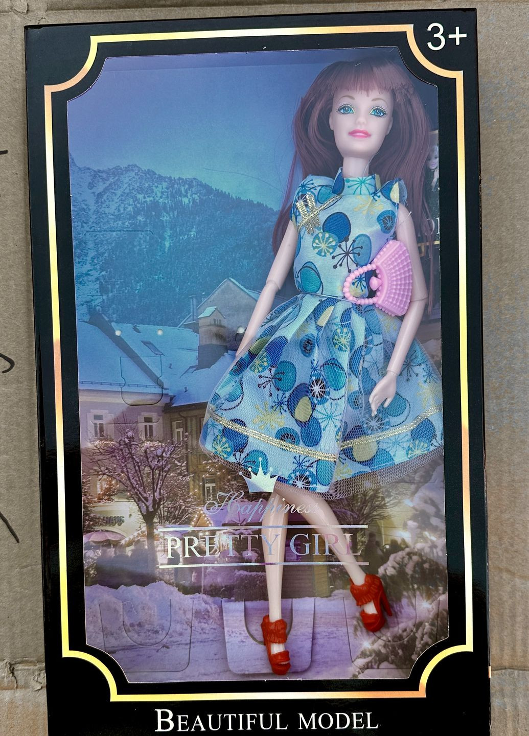 Кукла Модница (ZR-603-603A). На шарнирах, сумочка Metr+ (268998668)