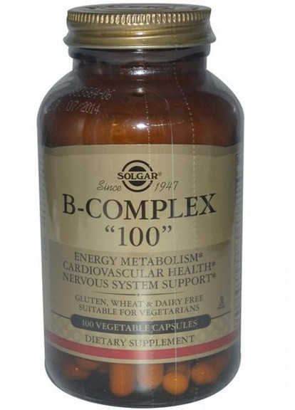B-Complex "100" 100 Veg Caps Solgar (256725119)